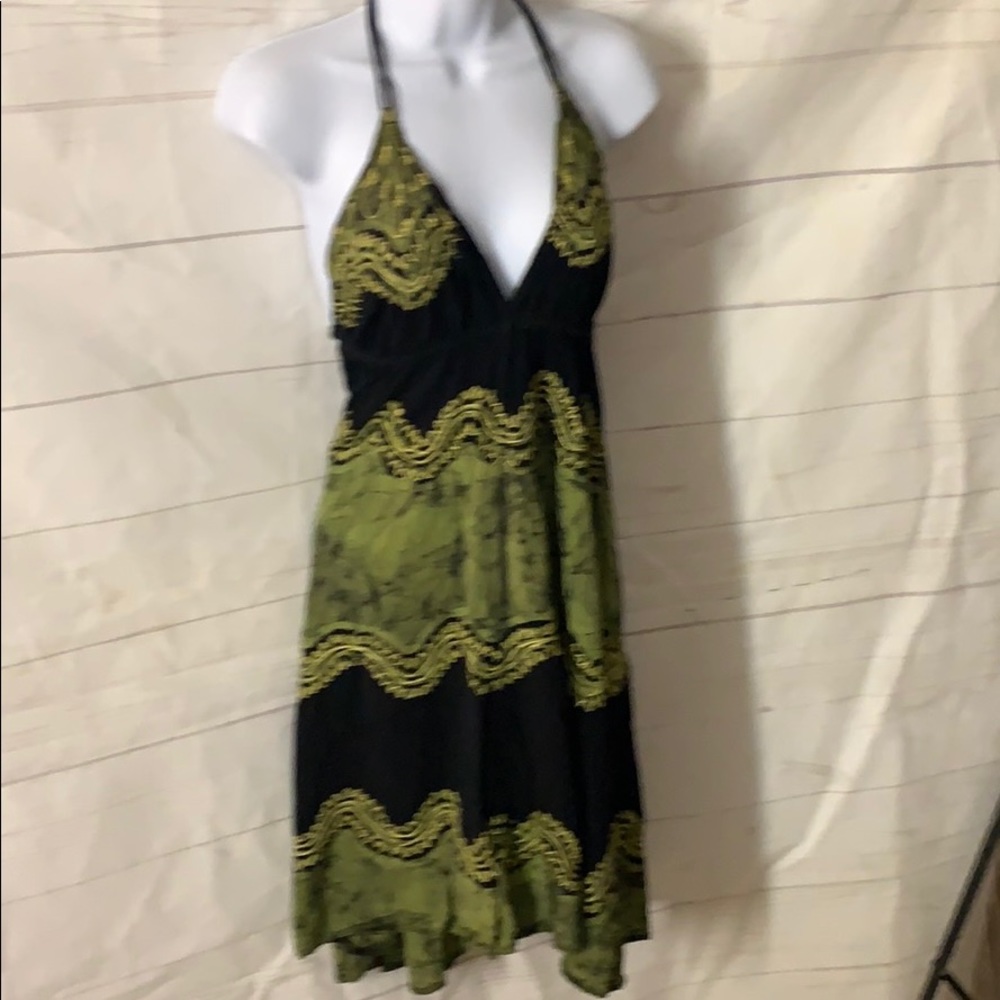 Double Decker Halter Dress